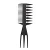 3 In 1 Plastic Combs Detangling Hair Comb Wide Tooth Comb Anti static Comb Hairdressing Styling Tool