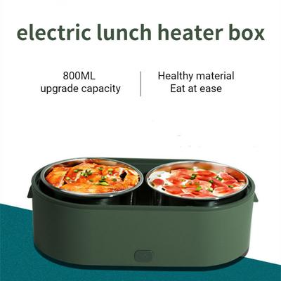 Wasser- und stromfreie Warmwasser-Lunchbox, 12 V, Heizung, Herz-Lunchbox, isolierte Lunchbox aus Edelstahl, für Büro und Camping