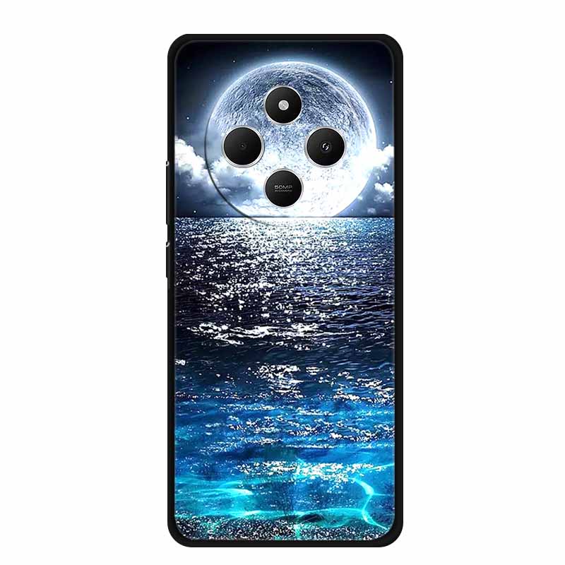 For Xiaomi Poco C75 Case PocoC75 Coque Black Silicone Soft Phone Case For Redmi 14C 14R A3 Pro Back Cover Case Redmi14C 14 C Bag