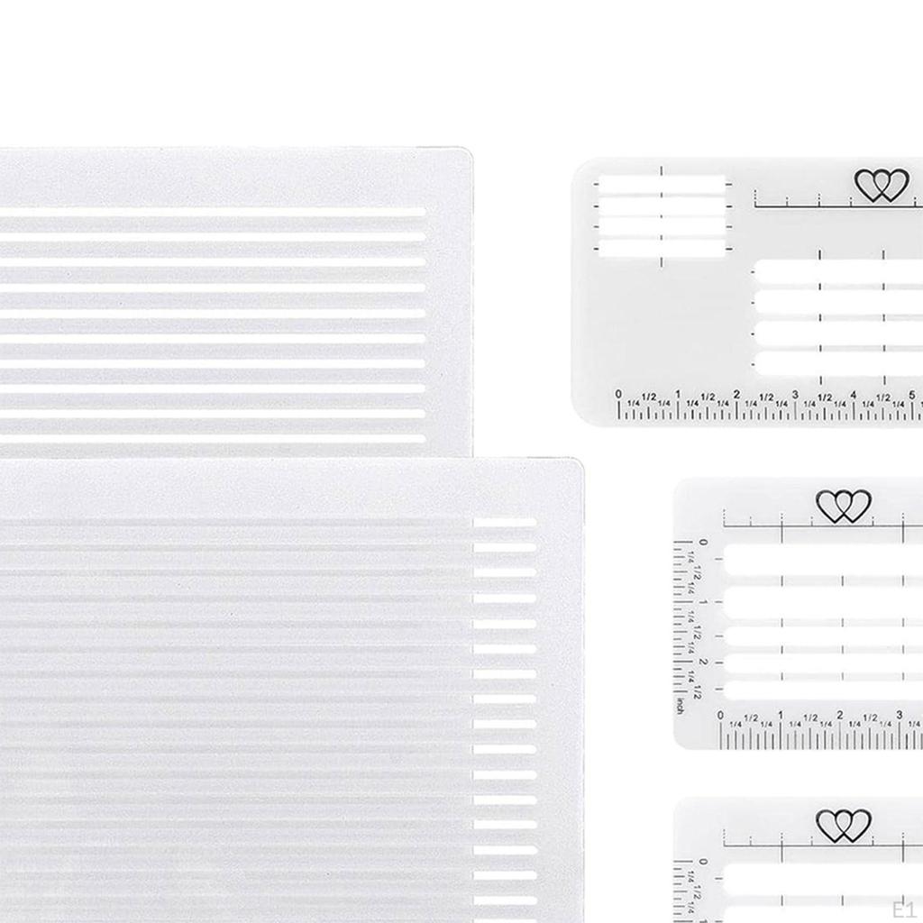 Briefumschlag Adressierhilfe Schablonen Kalligraphie Lineale Ideales Geschenk Klare Skala Scrapbooking