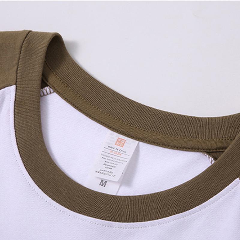 Zirunking 2024 Summer Autumn Longsleeve Loose Causal Unisex Tops 100% Cotton T-shirts Multi Colors Long Sleeve Street Tees HMCJC