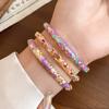 Traditional Vintage Cloisonne Bangle Enamel Women's Hand Bracelet Chinese Flower Bangle Ladies