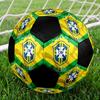 Cbf Pallone da Calcio a 5 Colorato Cucito a Macchina PVC Taglia 5 Pronto per Allenamento di Squadra e Competizione Durevole Alta Rimbalzo Fresco Regalo Sportivo