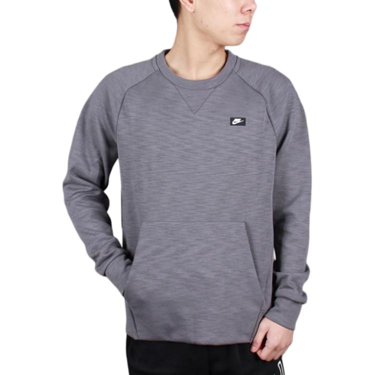 

Nike Sports Lifestyle Series Round Neck Casual Pullover Breathable Sweatshirt Men sweatshirt Gray 928466-021 2XL