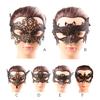 Vampire Choker Covers Exquisite Retro Fashion Lightweight Design Gemstone Hollowed Facepiece out for Cosplay for Party
