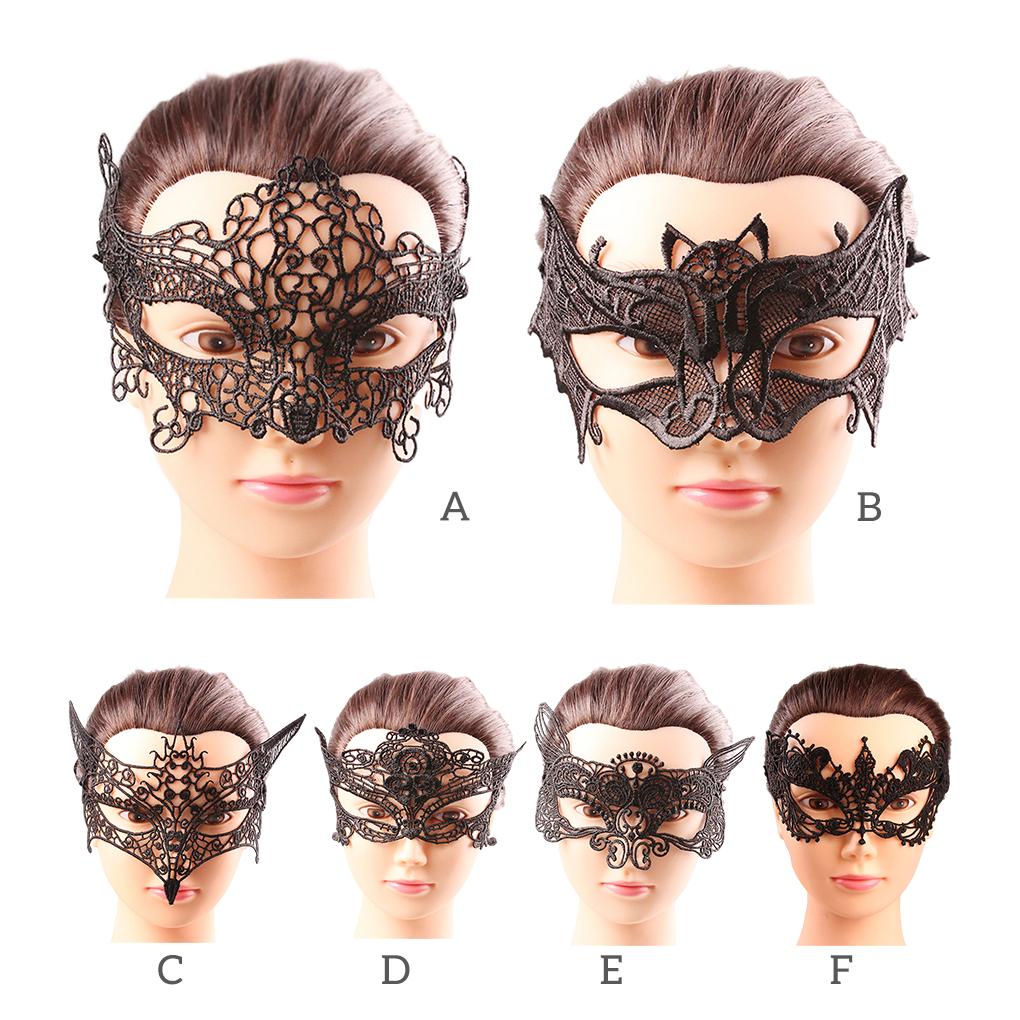 Vampire Choker Covers Exquisite Retro Fashion Lightweight Design Gemstone Hollowed Facepiece out for Cosplay for Party