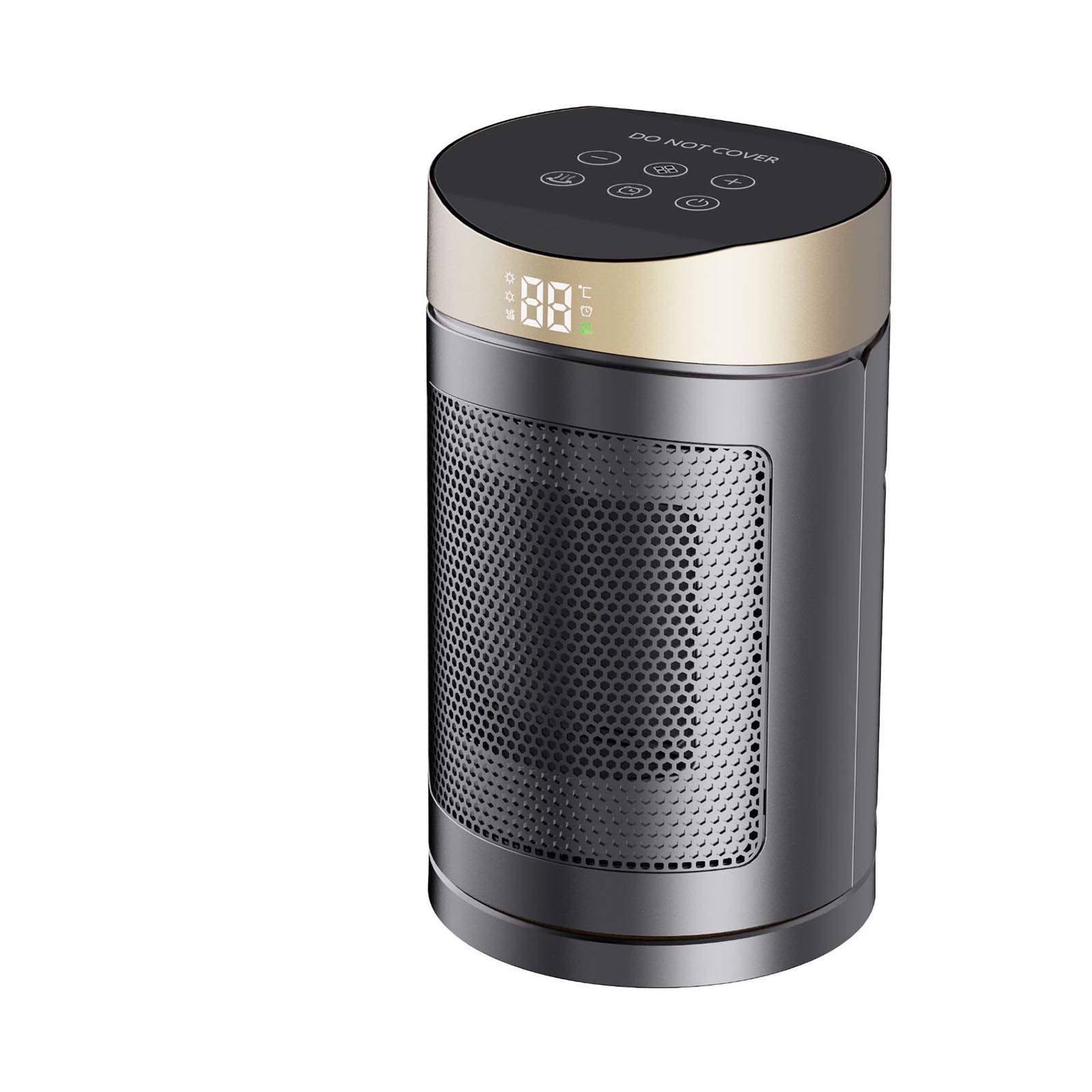 

Home Electric Heater With Screen Remote Control, Desktop Electric Heater, Small Sun Heater One Size