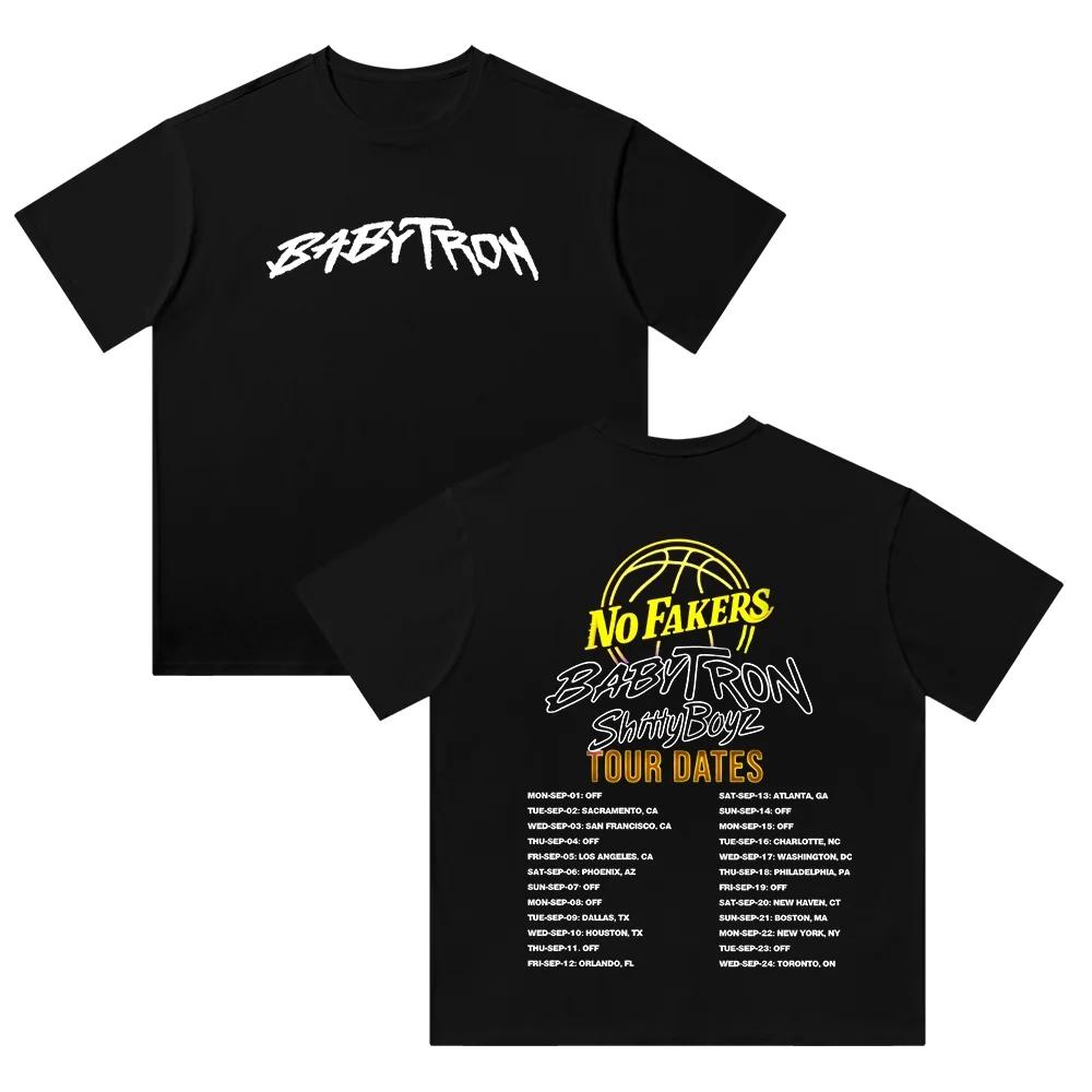

BabyTron ShittyBoyz Tour Merch Tshirts Women Unisex Cosplay Streetwear Tops Short Sleeve Tee S