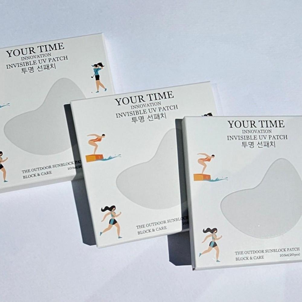 Transparent Sun Patch Your Time Innovation UV Protection Transparent Golf Patch 20 Patches for 10 Servings, 1 Piece