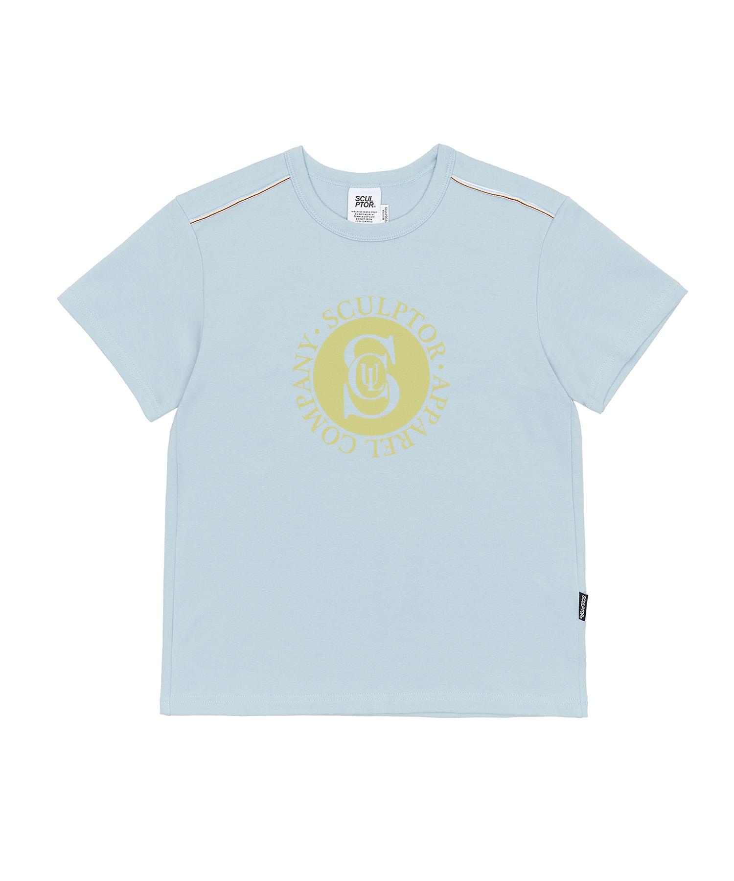 Sculpter Varsity Logo Tee Pale Blue Blue/S