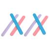 6PCS Silicone Wax Stick Nonstick Reusable Cosmetic Spatula Facial Mask Stirring Rod for Hair