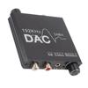 192KHz Digital to Analog Sound Converter Aluminum Alloy Adjustable Plug and Play DAC Converter for P