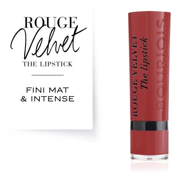 Bourjois Velvet The Lipstick - Red Color - Shade 05 Brique-à-Brac - 2.4g