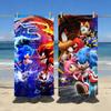 Classic Game S-Sonic-The H-Hedgehog 3 Cool Towel Quick Dry Soft Yoga Swimming Fitness Mountain Climbing Large Beach Towels