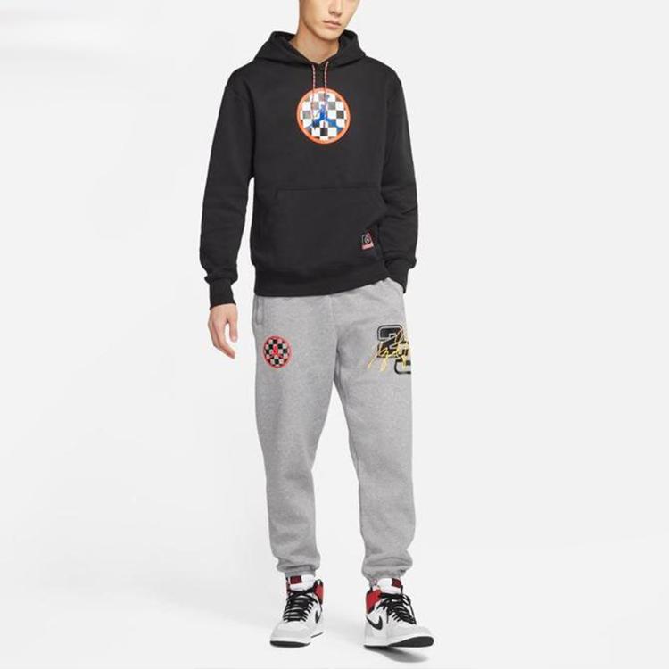Jordan Sport DNA Logo Fleece Hoodie Men Sweatshirt Black CV2785-010