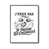 Poster I Can't I Prefer Ladybugs I Can't Minimalist | Photo Paper Poster 310 G Pearlescent Finish Size A3