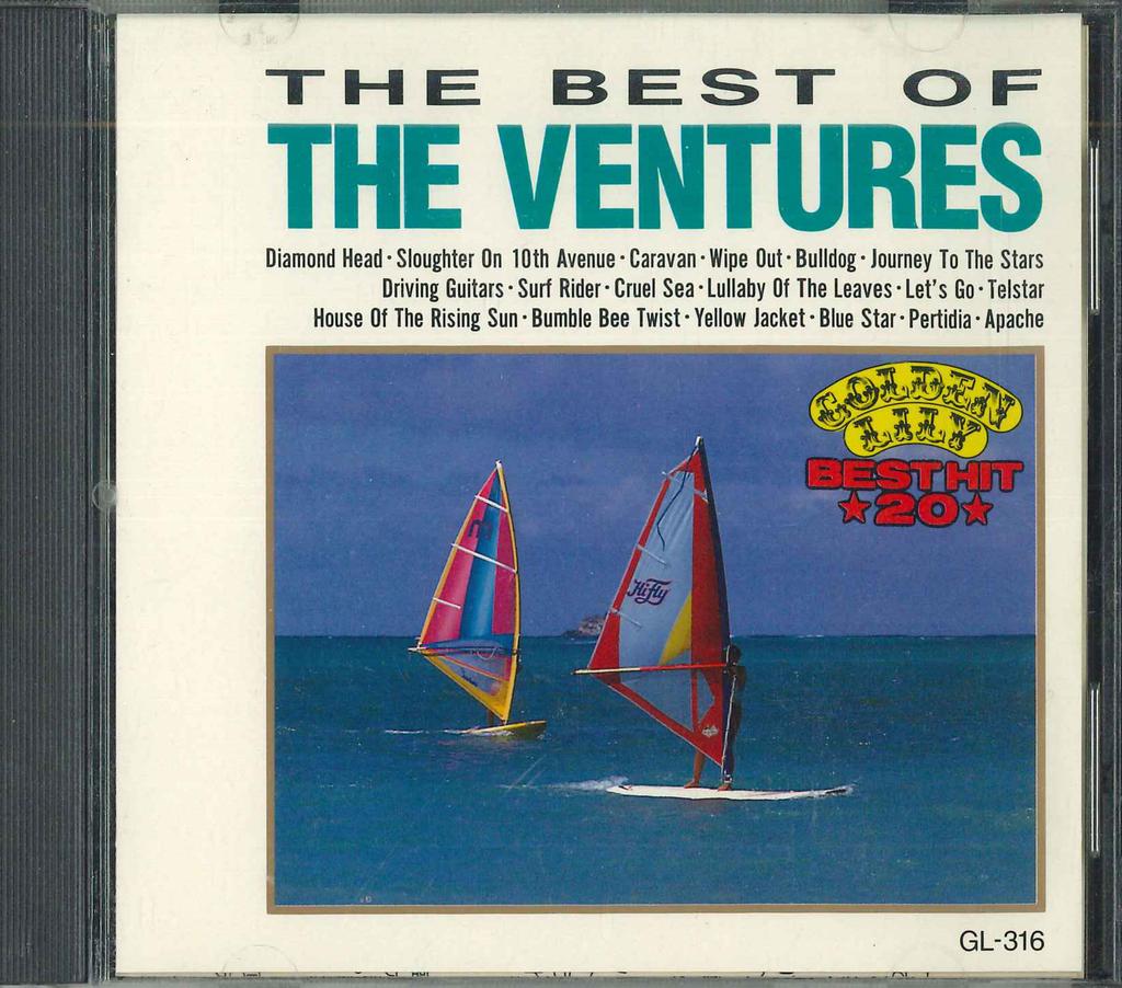 CD VENTURES - Best Hit20 GL316 GOLDEN LILY Japan Rock Used