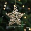 Plastic Angel Xmas Pendants Snowflake Christmas Tree Ornaments  for Home