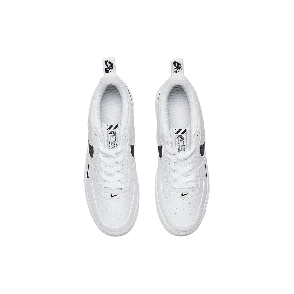 New Nike Air Force 1 LV8 'Multi Etch Swoosh White' GS FV7020-100