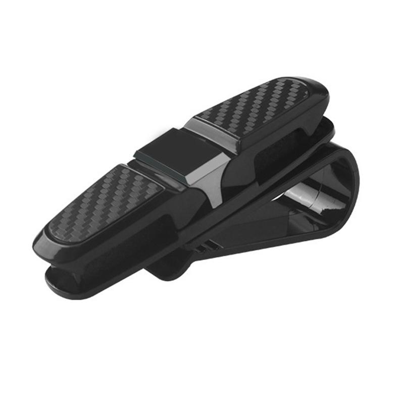 1/2Pcs Universal Auto Sun Visor Glasses Fastener Clip Holder Sunglasses Eyeglasses Ticket Card Bracket Car Interior Accessories