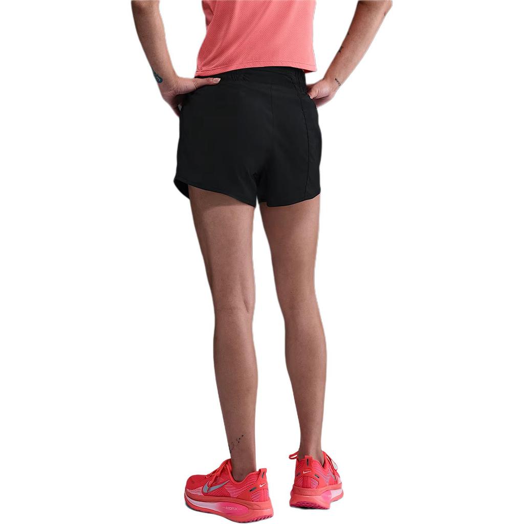 Nike Logo Loose Fit Elastic Waist Three-Quarter Casual Shorts Women shorts Black HV2617-010