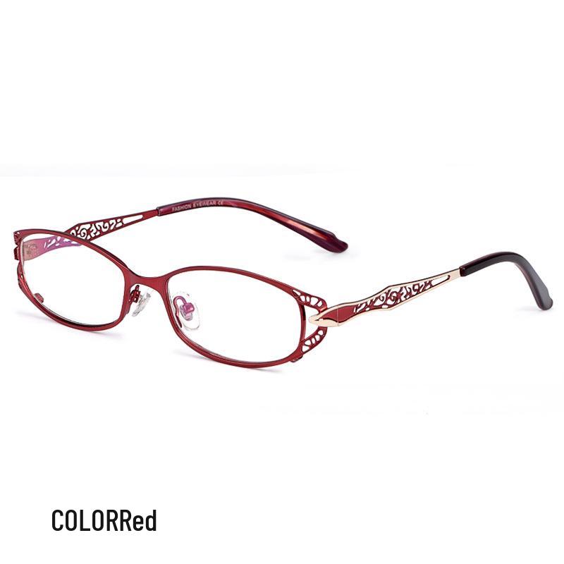 Exquisite Ultra-Light Metal Alloy Glasses Frame for Women with Small Faces