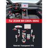 Transparent TPU For ZEEKR 001 EV 2024 2025 Car Center Console Media Dashboard Navigation Anti-scratch Protector Interior Film