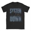 Novelty Punk Rock Band System Of A Down Tshirt Unisex Round Neck Short Sleeve Clothing  Cotton Summer Top Tee