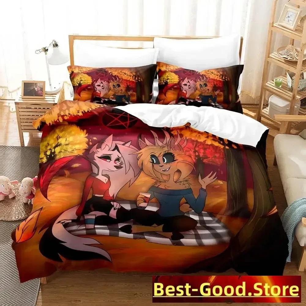 

Moxxie Boss Anime Parure 3D Printed Bed Set Duvet Cover Pillowcase Bedding Set Linen Sheet Quilt Cover Full Queen King Size 70x133cm 2pcs