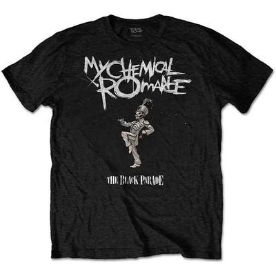 Official My Chemical Romance The Black Parade Cover Mens Black 100% Cotton T-shirt Mens Womens Tees Top