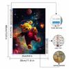 5D Diy Diamond Painting Astronaut Winnie In Space Full Drill Rhinestones Mosaic Embroidery Handmade Products Home Decor Gift