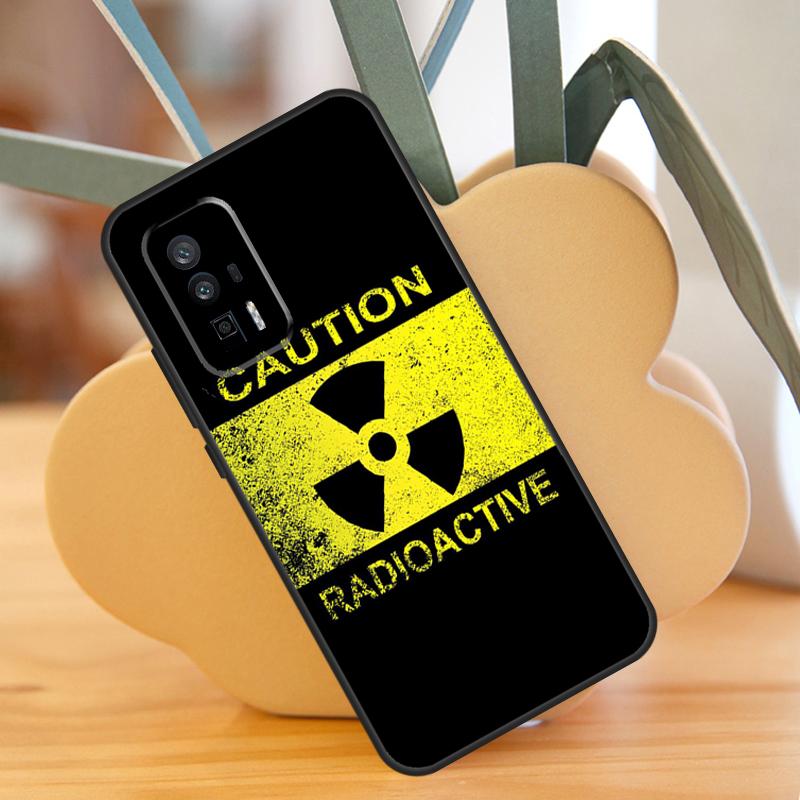 Nuclear Radiation Warning Sign Case For POCO F6 Pro X6 X5 X3 F3 F5 M6 M5s Xiaomi 13T Pro 11T 12T 12 13 Lite 14 Ultra Cover