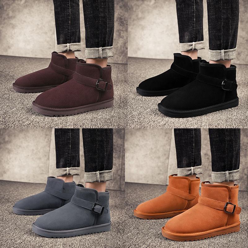 Thick-soled Snow Boots Women's 2025 New Winter Velvet High-top Home Non-slip and Warm Outer Wear Bag and Cotton Shoes Women