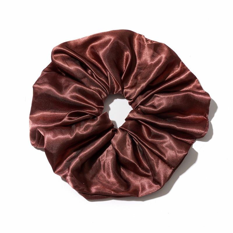 Large-sized Wide-edge Large Intestine Hairband Fashionable Girl's Hairstyle Elastic Hair Tie Hair Accessory
