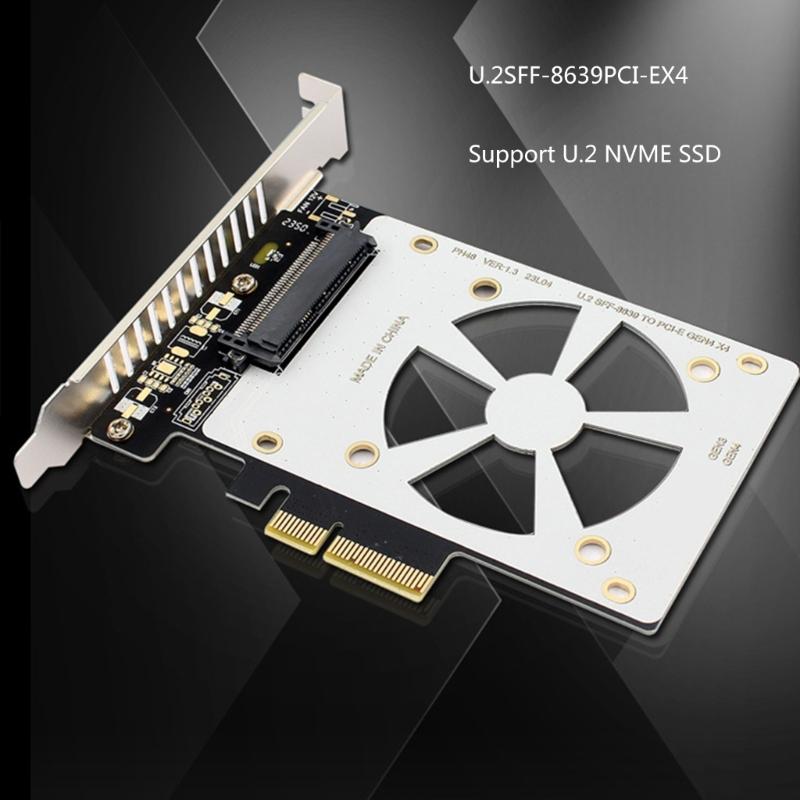 SFF-8639 til PCIE X4 Adapter PH46 til PCIe Adapter Rask Dataoverføring Høy Hastighet for Lesing og Skriving Overføring