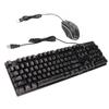 USB Keyboard Mouse Combo Good Resilience Crack Colorful Backlight 104 Keys Clear Characters Gaming Keyboard Mouse Combo