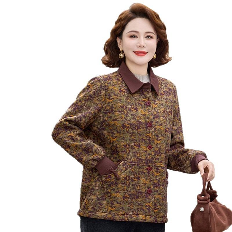 Winter New Fleece Jacket Versatile Skinny Top Women's Warm Lapel Jacket