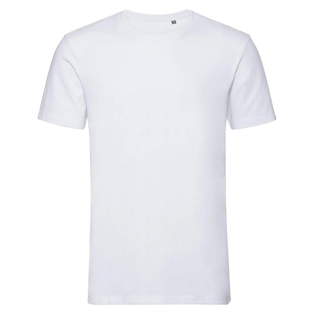 Russell Mens Pure Organic Short-Sleeved T-Shirt