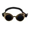 Lunettes Steampunk - BOLAND - Adulte - Noir Et or - Plastique Rigide
