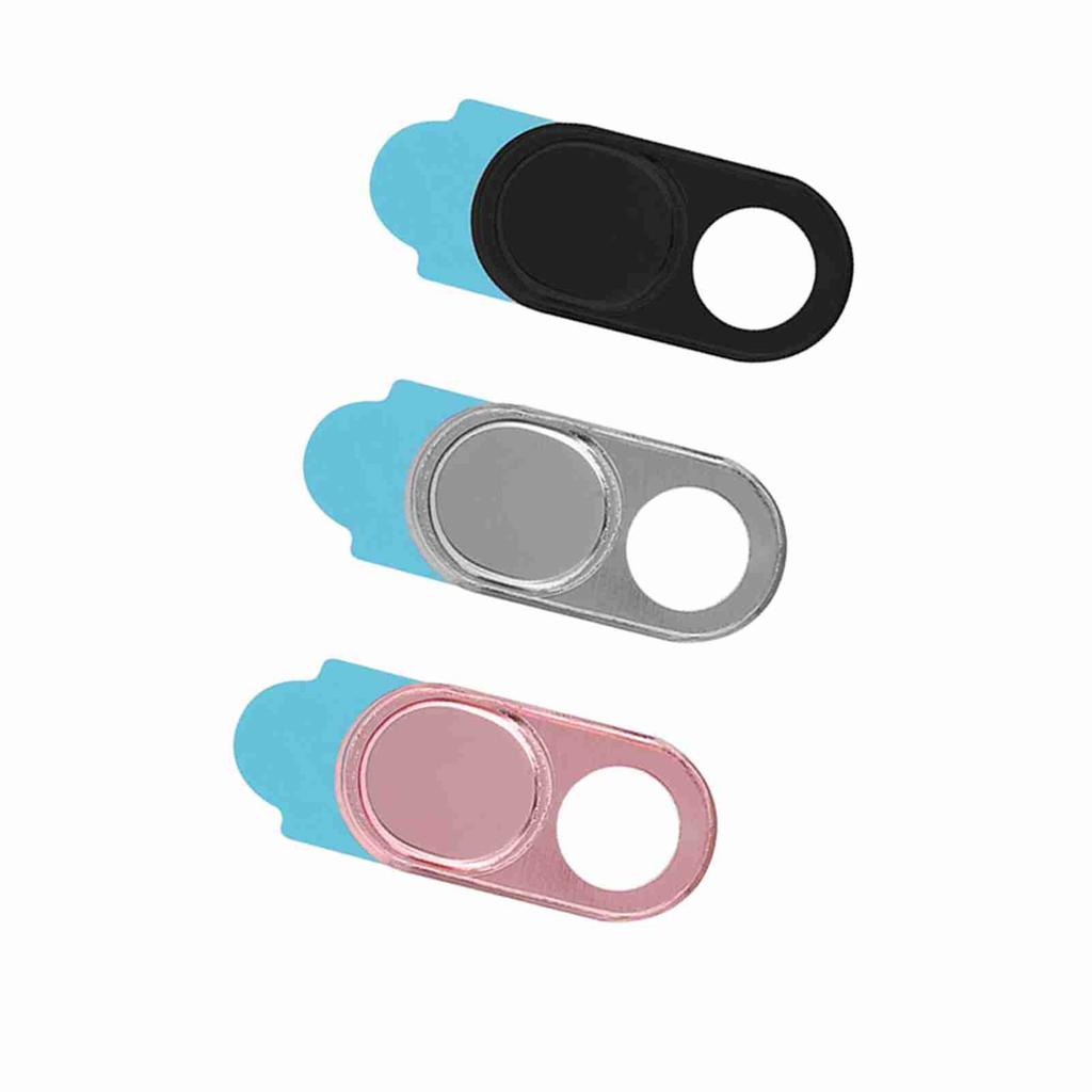 3pcs Metal Lens Cap Camera Privacy Protect Sticker Webcam Cover For Smartphone Tablets(Mixed)