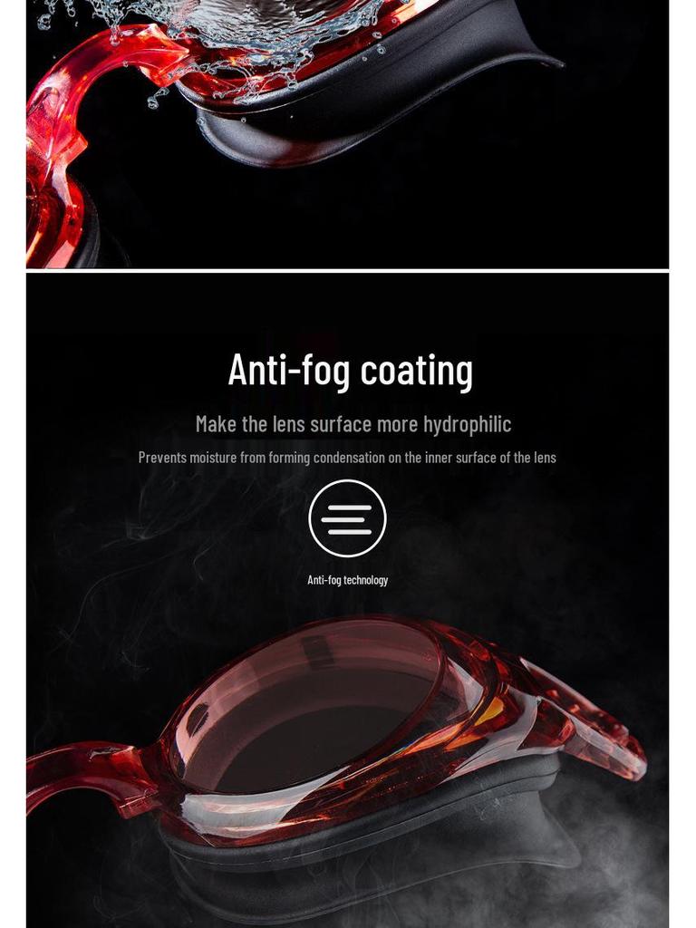 Xinhang Prescription Adult Swim Goggles: Waterproof, Anti-fog, Printable Logo, Myopia Available