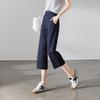 SOFSIL Women's High-Waist Straight-Leg Casual Pants