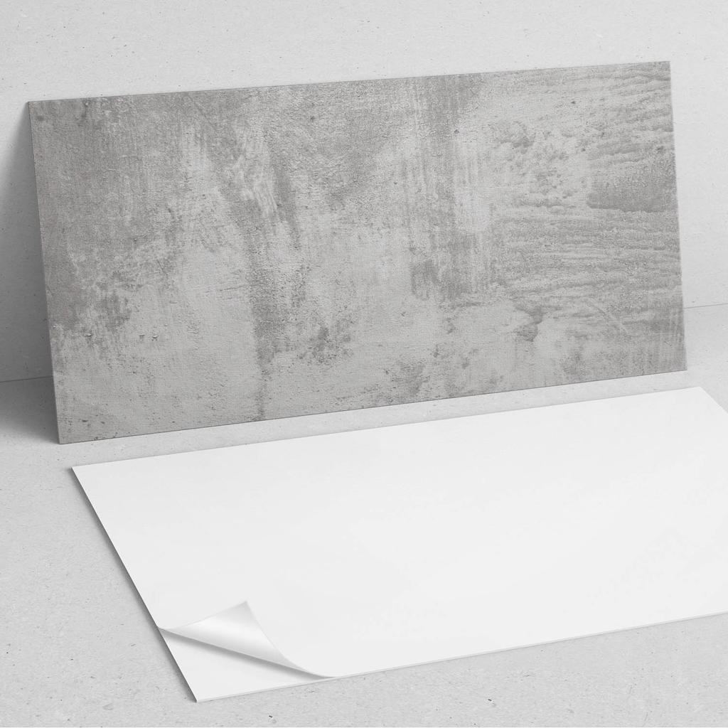 Dekoracyjny Panel Winylowy Samoprzylepny 120X60 Cm Tekstura Surowego Betonu