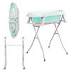 2-in-1 Foldable Dog Bathtub with Stand, Portable Pet Washing Station for Small Medium Dogs