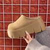 Boken Bag Head Half Slippers Women's Outer Wear 20025 New Autumn and Winter Thick Bottom Height Increase Shorty Le Lazy Muller Slippers