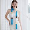 Design High-end Scarf Women's Winter Fashion Imitation Mink Niche Knitted Small Scarf Comfortable and Soft