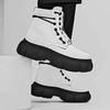 Men Platform Ankle Boots Fashion Personalized Design Shoes Brand High Quality Motorcycle Boots Casual Outdoor Zipper Shoes 39-44