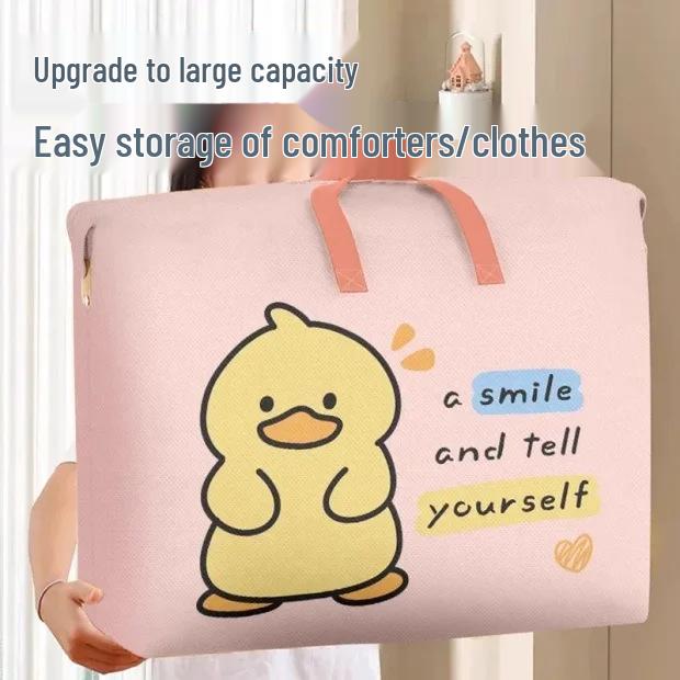 Large Capacity Quilt Storage Bag for Kids' Clothes and Bedding