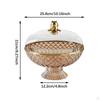 Elegant Fruit Display Bowl with Clear Cover And Drainage System