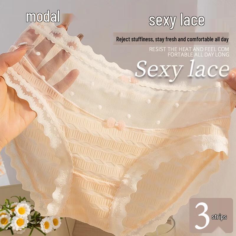 

Women s Modal Seamless Briefs (3-Pack) L